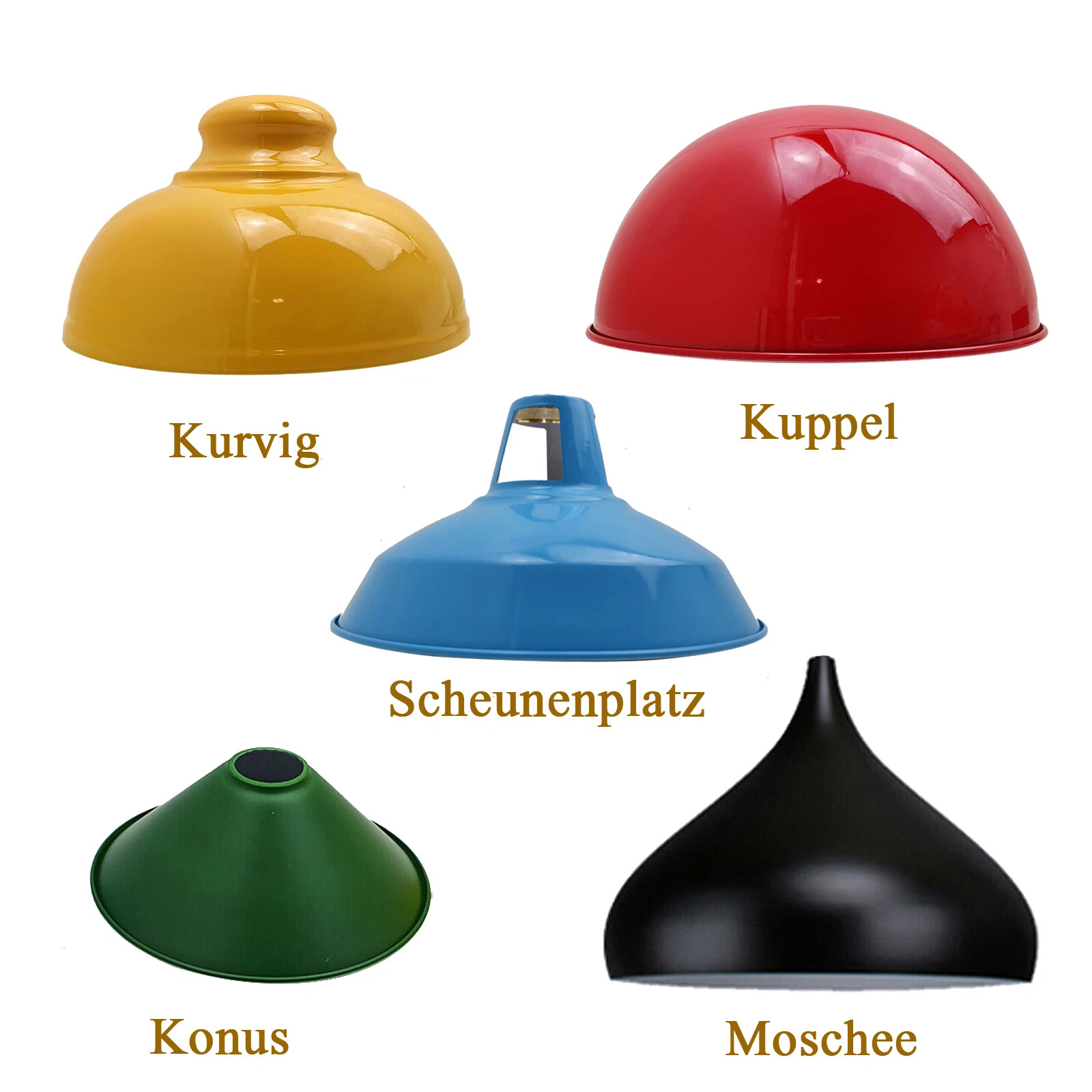 Easy Fit Light Shades - Retro Design