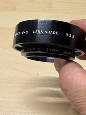 VENTED Tiffen 39mm Lens Hood / Shade Metal threaded 6-B VI series AJ23