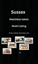Matchbox Label Sussex - Select from list - AP (b)