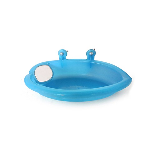 1pc Bird Water Bath Tub for Pet Bird Cage Hanging Bowl Parakeet Parrots Birdbath - Picture 12 of 12