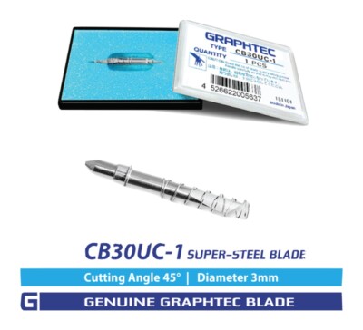 Graphtec CB30UC-1 Super-Steel Blade - 45°/3mm for flatbeds; FC2250, FCX2000 1pk