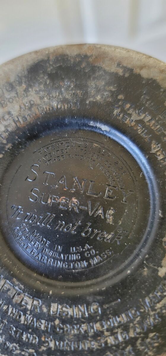 Rare Vintage 1920s STANLEY SUPER VAC Thermos Bottle | eBay Rare Vintage 1920s STANLEY SUPER VAC Thermos Bottle | eBay