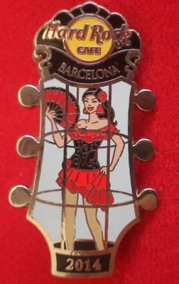 HRC Hard Rock Cafe Barcelona Go Go Girl Series 2014 LE300 NEW Flamenco
