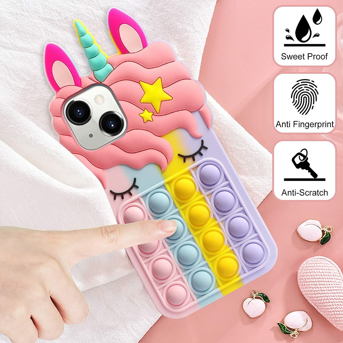 Rainbow Unicorn Phone Case Iphone 11 Unicorn Cover Hot Selling