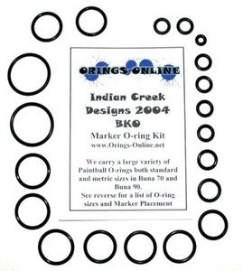 Indian Creek Designs Icd 04 Bko Paintball Marker O Ring Kit X 4 Rebuilds Ebay