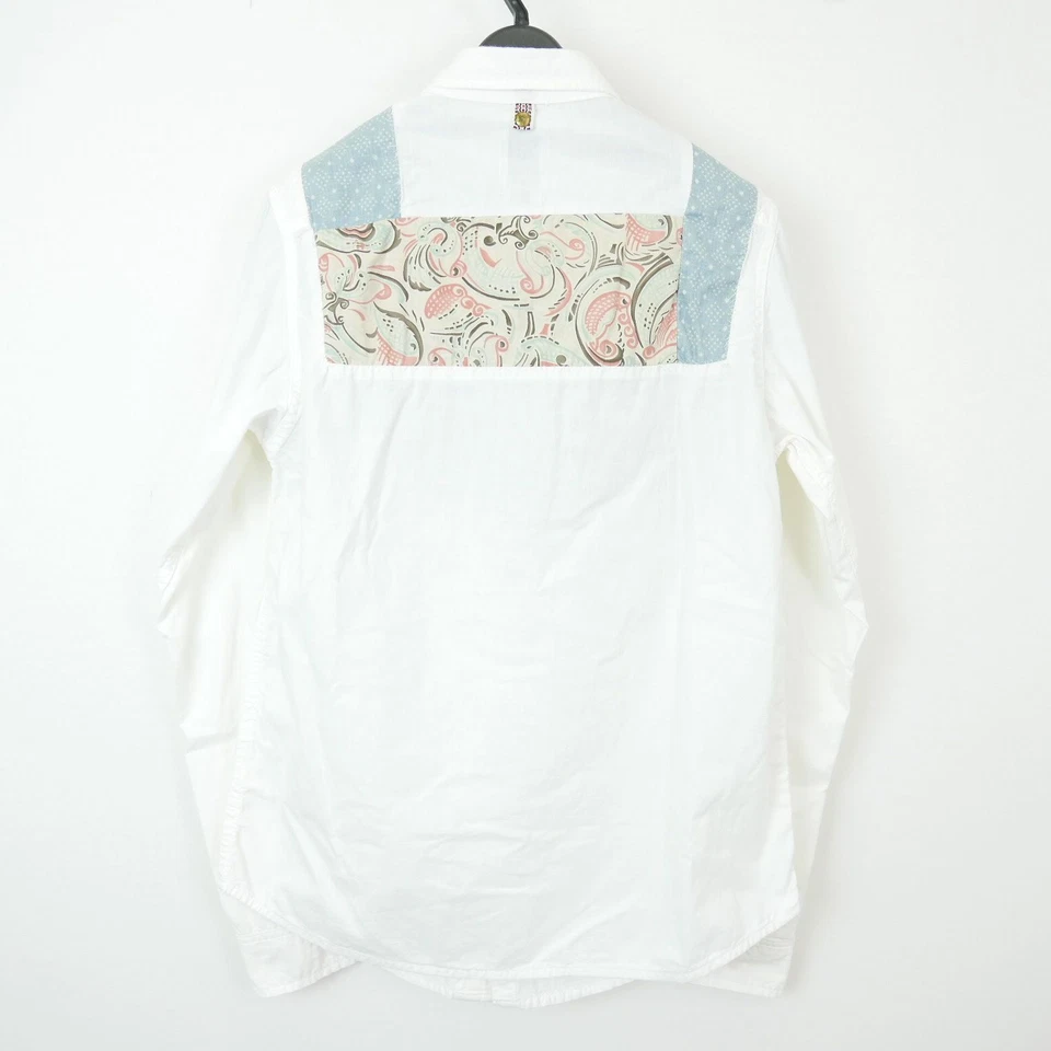 Camisa Denim Visvim Patchwork CAMISA GRANGER CHAMBRAY Talla-1 Blanca Japón Usada Foto 2 de 4