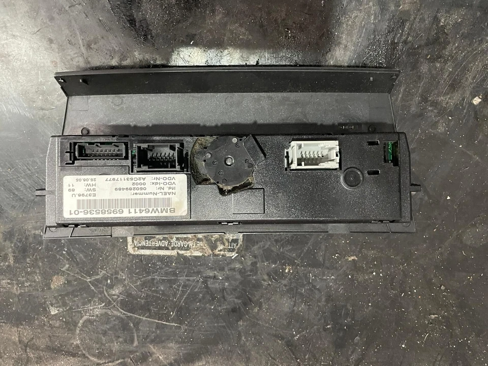 BMW 320I 2005 panel de control de calefacción 6958536-01 C283 Foto 2 de 3