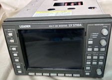 Operation Confirmed LEADER LV5700A/Multi-SDI Monitor
