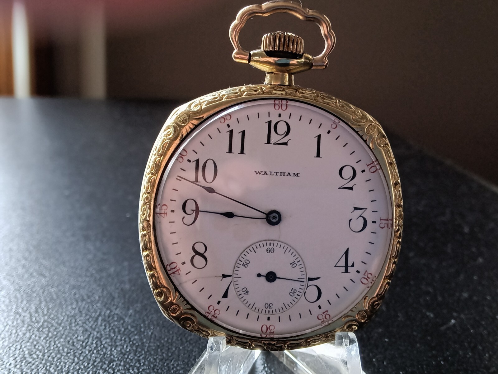 Waltham Pocket Watch Running In Nice Shape Second Hand Not Working eBay