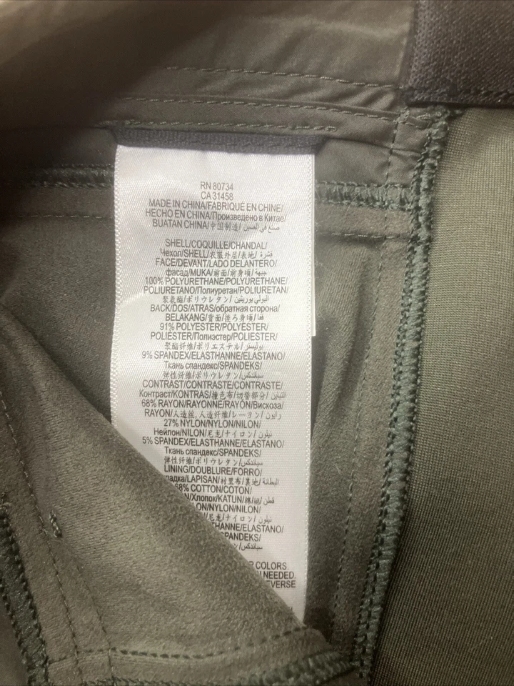 Pantalones Leggings BCBG MAXAZRIA Verde Imitación Cuero Bloqueado Talla Pequeña Capri 30 X 25 Foto 3 de 4