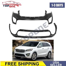 Upper & Lower Bumper Fits For 2016-2018 Kia Sorento Replaces KI1014101 KI1015105