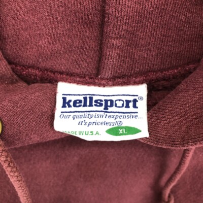 90'S Kellsport College Sweatshirt Pullover Hoodie Made in