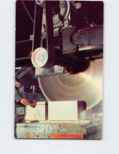 Postcard Large Steel Dis Water-Cooled Saw Vermont Marble Company Vermont USA