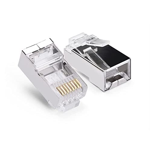 CABLEPELADO Connettori Ethernet RJ45 | 8P8C | Spina modulare per crimpare (A0J)