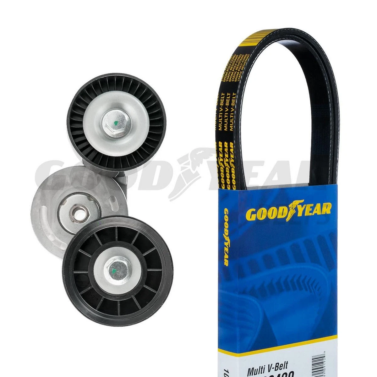 Goodyear Serpentine Belt Drive Component Kit for 2004 2005 Dodge Ram 1500 4.7L V eBay