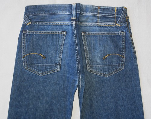 G-Star SC Core Regular Jeans Mens 32 X 26 Baggy Relaxed Distressed 100% Cotton - Picture 2 of 10