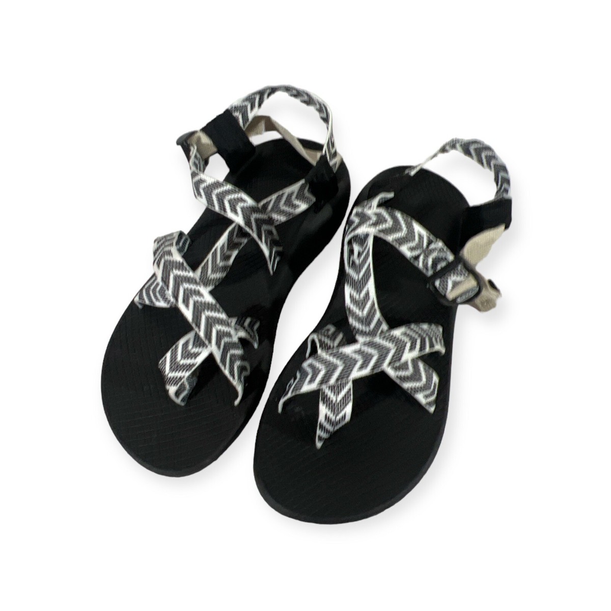 Chaco Z2 Women's Size Classic Sport Hiking Sandals Trine Bow Black White