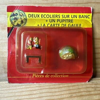 Figuren Das Dorf von Asterix Obelix Nr. 235 Zwei Schüler   Atlas Plastoy 2005 