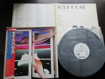 Icehouse ST First Album Japan Promo White Label Vinyl LP OBI Iva Davies Flowers