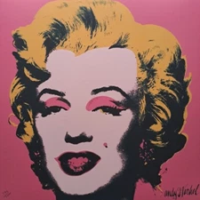1980s Set of 6  Marilyn Monroe by Andy Warhol Signed Limited Edition Lithograph