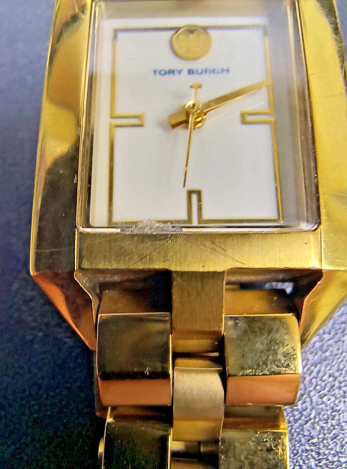 Orologio Tory Burch TBW1100 Quarzo Quadrato Oro 251706 LEGGI