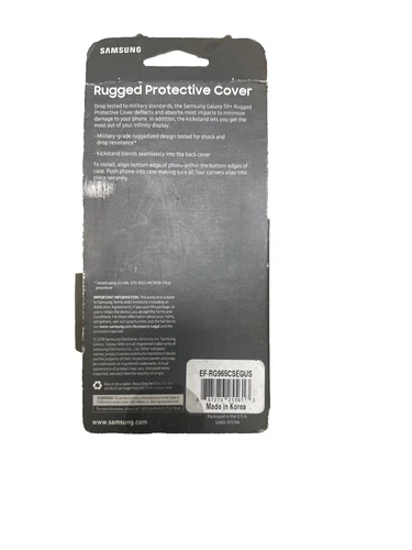 Samsung Rugged Protective Cover for Samsung Galaxy S9+ - Silver - Picture 3 of 3