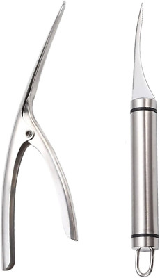 Effortless Shrimp Peeler & Fish Scale Remover Tool - 2 Pack Kitchen Utensils