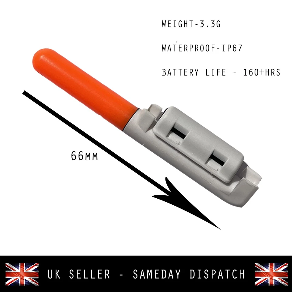 Rig Shark™ LED Sea Fishing SMART Rod Tip Light Beach Caster Bite Strike Alert - Image 3 of 4