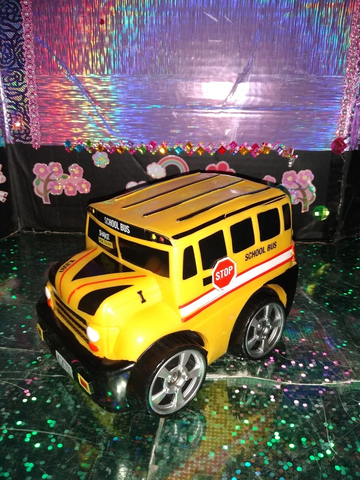 🦄Kid Galaxy / Toddlers Yellow {School Bus} Shake For Sound! Soft 7"➡️X5"⬆️Toy! - Image 3 of 4