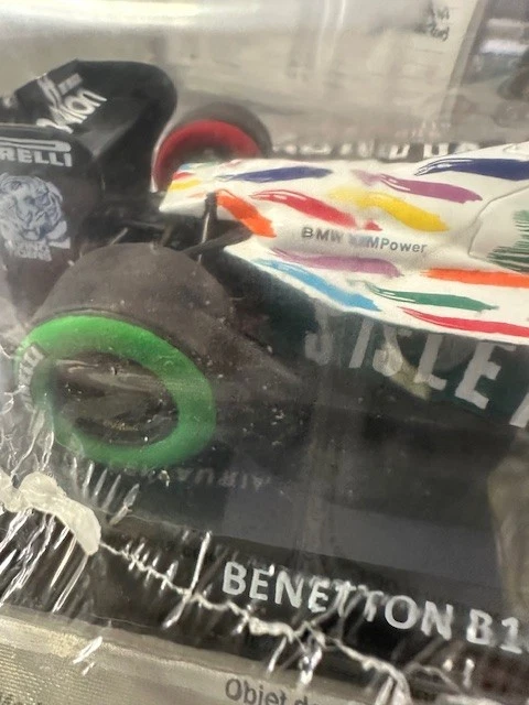 F1, BENETTON B186 GERHARD BERGER 1986 1/24 DIE CAST nuova sigillato - Immagine 4 di 4