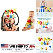 Musical Spiral Baby Crib Stroller Car Seat Activity Toy Rattle 0-6M