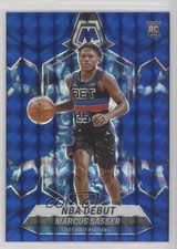 2023-24 Panini Mosaic NBA Debut Blue Prizm 25/199 Marcus Sasser #264 14cm
