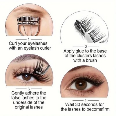7g Pro Wimpernkleber - wasserfester, schnelltrocknender, natürlicher Look Wimpernkleber