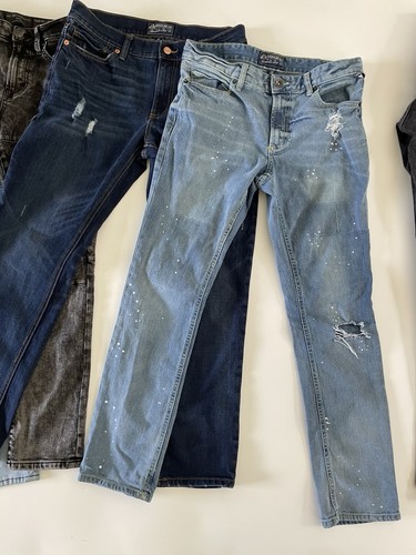 Lot 8 Skinny Biker Jeans Size 29 30 31 Men’s Crysp American Rag Decibel - Picture 6 of 16