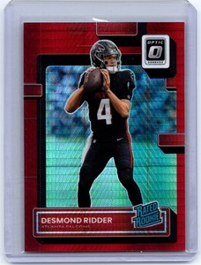 2022 Donruss Optic #202 Desmond Ridder Red Hyper RC