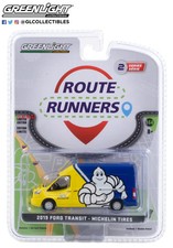 GreenLight 1:64 2019 Ford Transit High Roof - Michelin Tirescar Model Toys Gifts