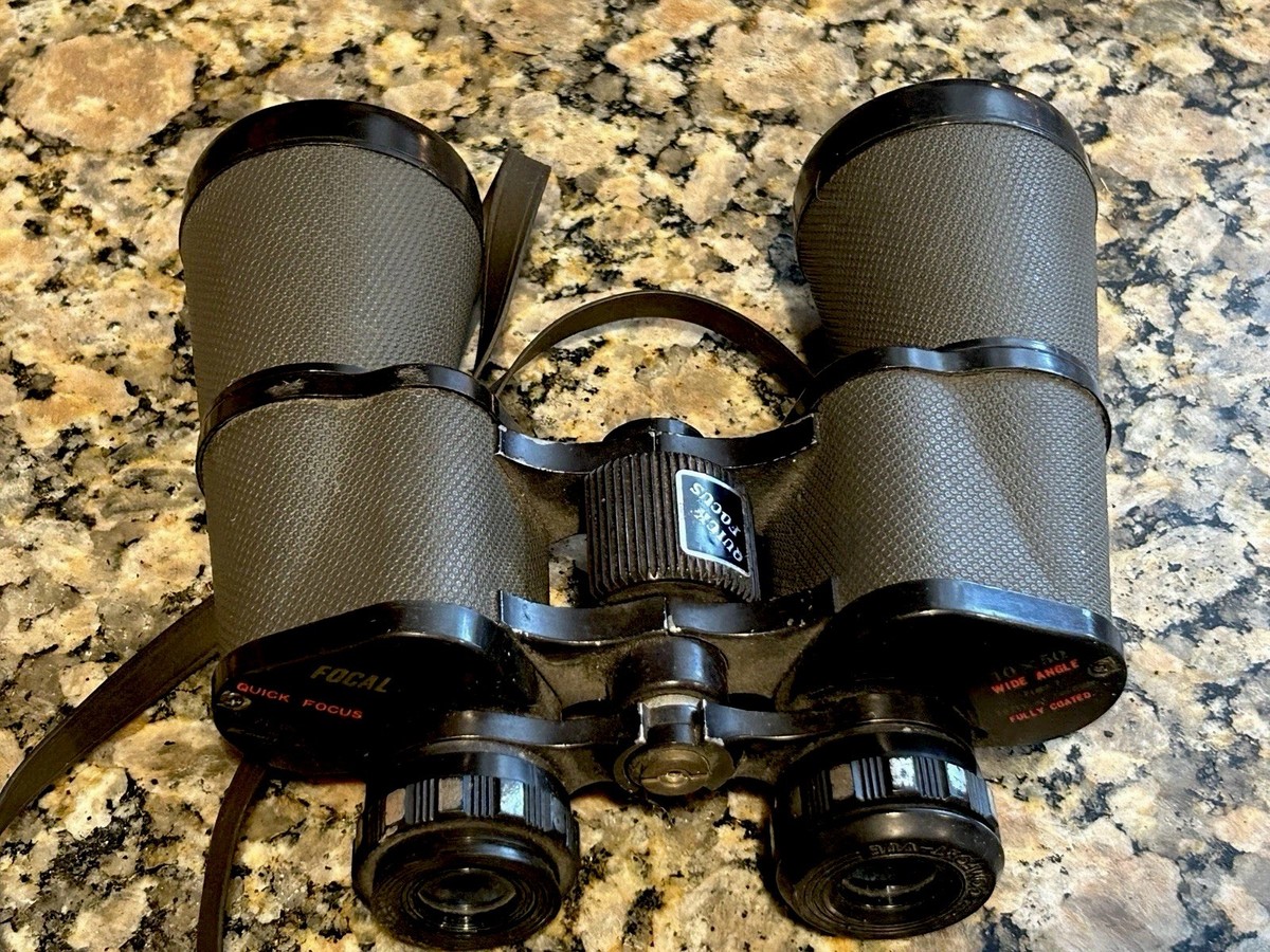 Vintage Kmart Binoculars Focal Field Comfort Vue 10x50 Japan Fully