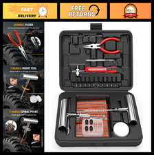 Heavy Duty Tire Plug Kit - 70pcs Universal Repair Kit For Tubeless Flats Car T Heavy Duty Tire Plug Kit - 70pcs Universal Repair Kit For Tubeless Flats Car T