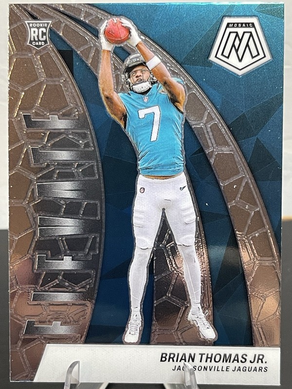 2024 Panini Mosaic Elevate Mosaic Prizm #1 Brian Thomas Jr. (RC)