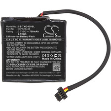3.7V 700Mah GPS, Navigator Battery ICP523436 for Tomtom Go 400 4.3" Satnav, 4FB4