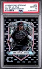 2024 BOWMAN STERLING TEK BLUE REFRACTOR ELLY DE LA CRUZ ROOKIE RC 13/25 PSA 10
