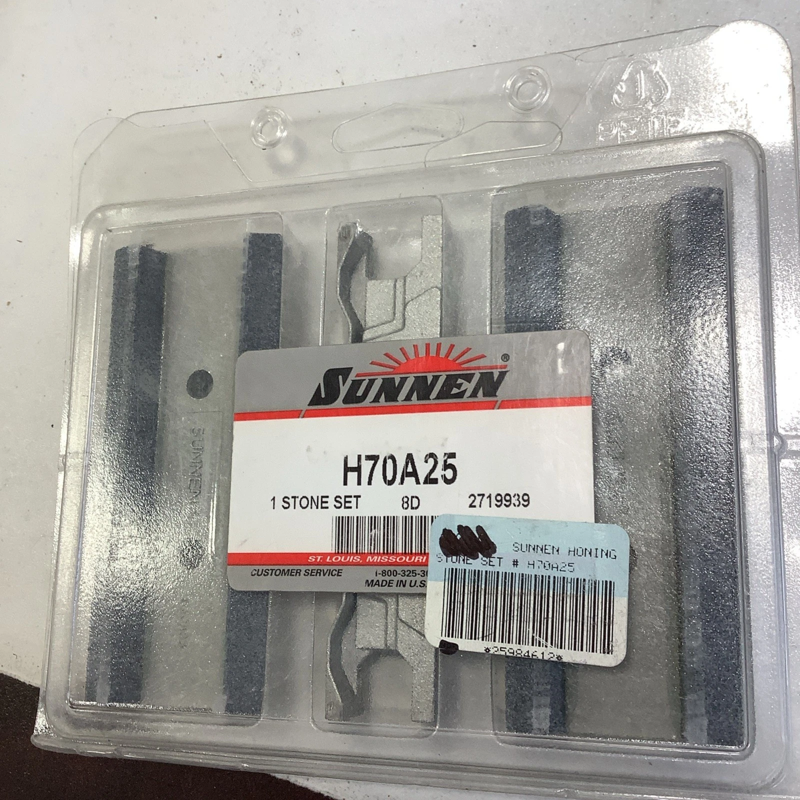 Sunnen H70A25 Honing Stone Set – New in Box OEM Precision Stones