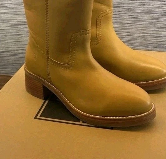 Новый с Ярлыками Frye женщины Camryn Campus размер 7 банан кожи высокий - Изображение 2 из 4