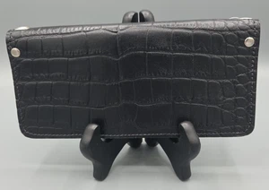 Embosed Leather Wallet Biker Style Premium Artistan Handmade  Vintage Retro
