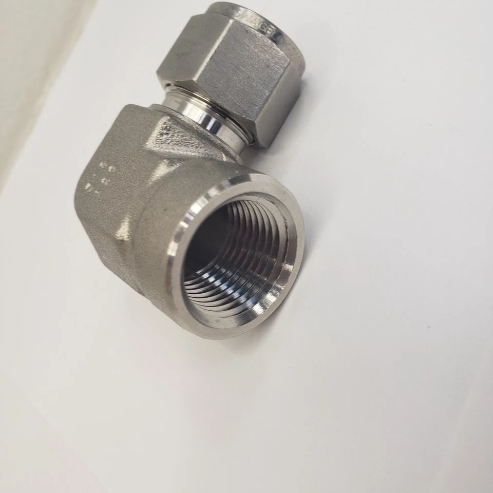 Swagelok Stainless Steel 1/2 in. x 1/2 in. Female Elbow SS-810-8-8 - Image 2 of 4