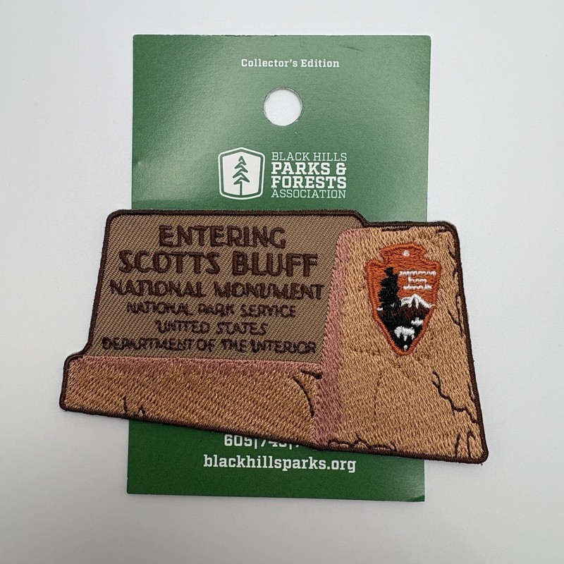 New - Scotts Bluff National Monument NE USA - Souvenir Embroidered Patch