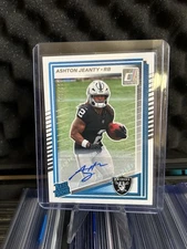 2025 Panini Donruss Ashton Jeanty Rated Rookie Auto /199 #305