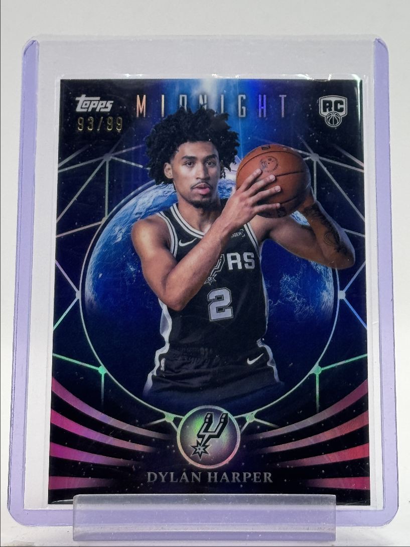 DYLAN HARPER 2025-26 TOPPS MIDNIGHT MOONFALL ROOKIE TWILIGHT RC /99 Q3517