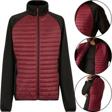 Image of Regatta Mens Clumber IV Hybrid Jacket Stretch Panels Soft Shell Lightweight Coat