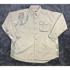 Pro Gear by Wrangler XXL Hunting Shirt Long Sleeve Camo Accents Menswear